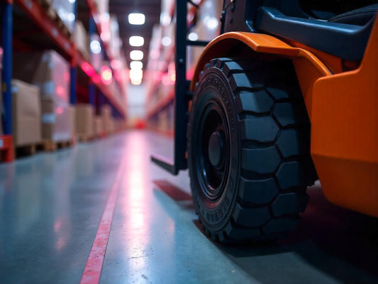 4 Types of Forklift Tyres