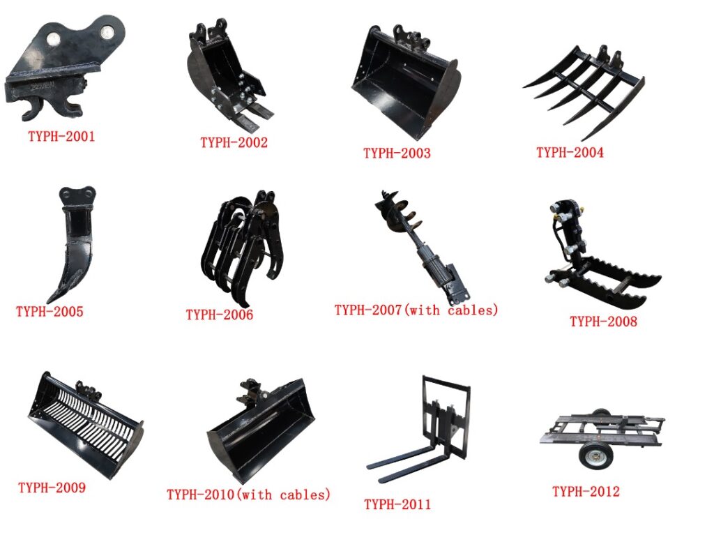 What are mini excavator attachments