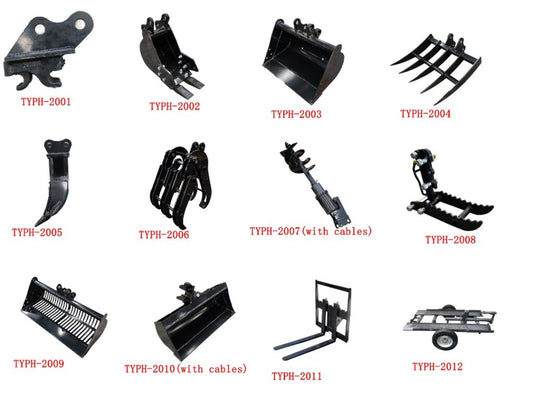 What are mini excavator attachments
