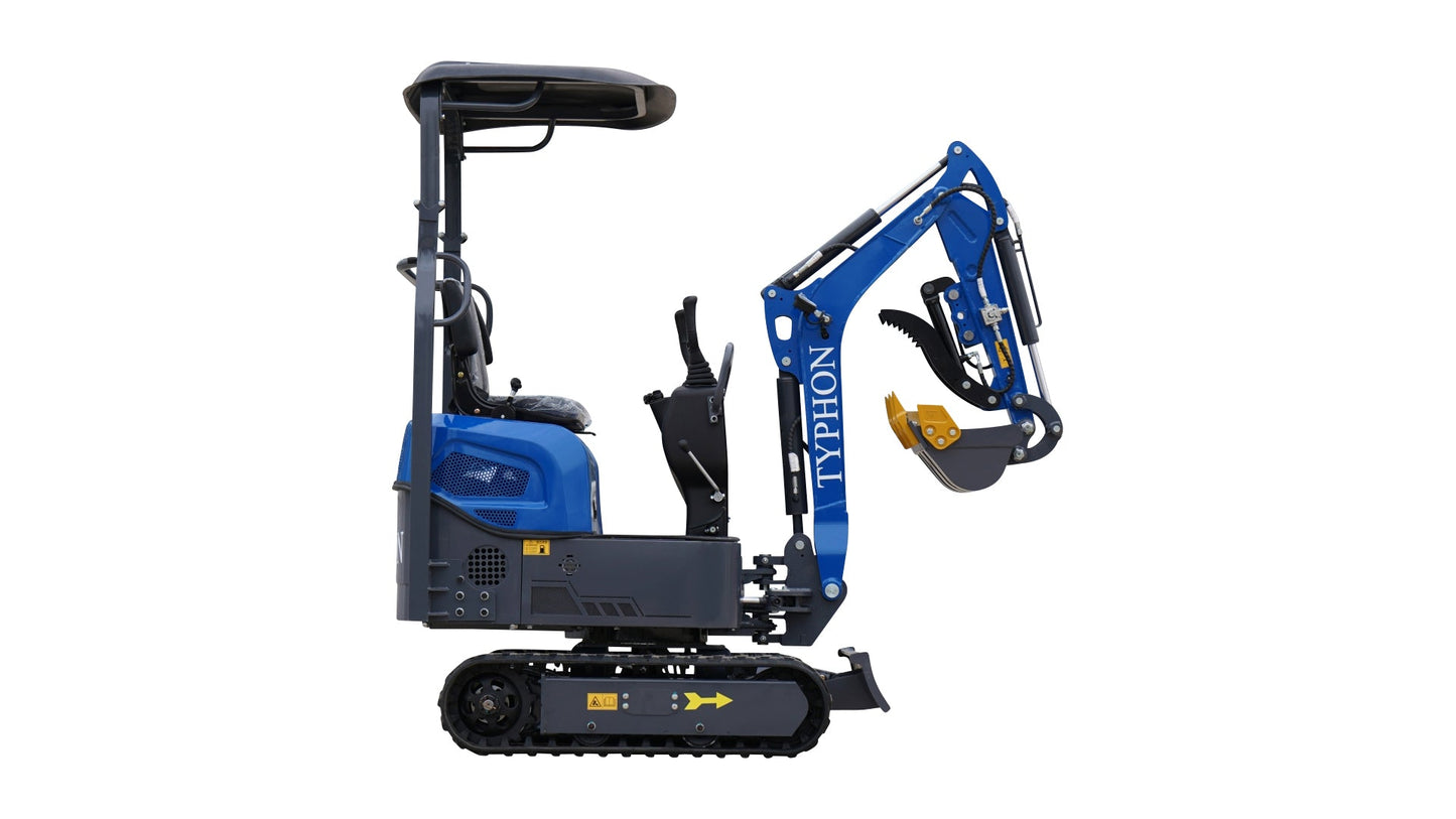 TYPHON TERROR XI STORM Mini Excavator – 1.1 Ton Trench Digger