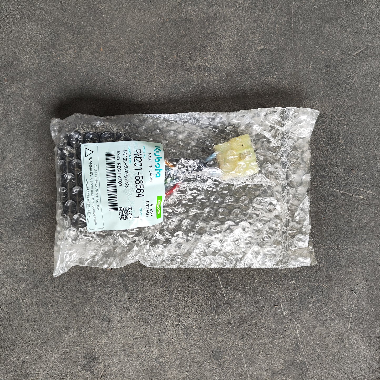 Kubota D722 Rectifier PN201-68564 Geunine