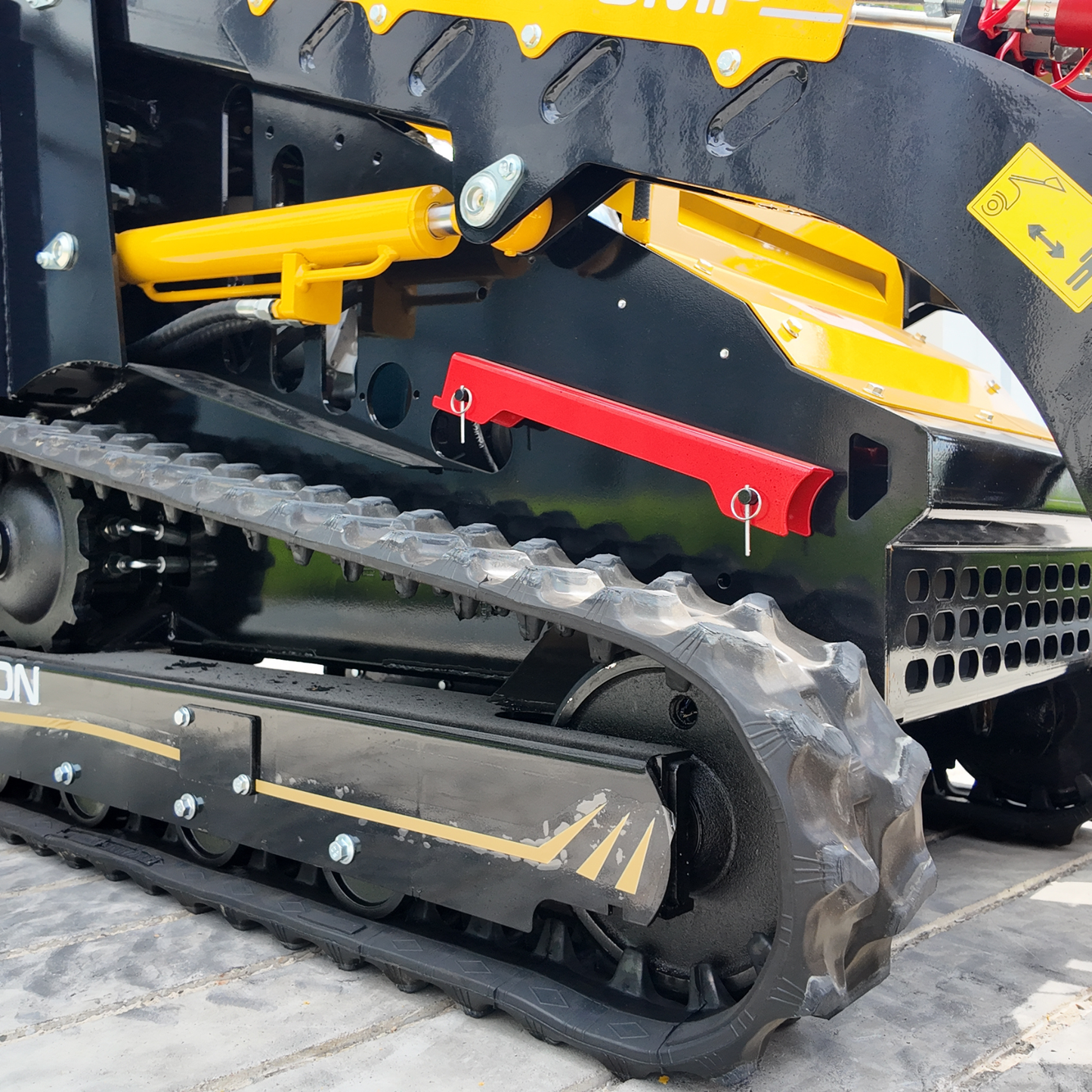 Typhon Stomp V900 Mini Track Loader Kubota D1105 25HP Diesel Stand-On Skid Steer Dual Aux Hydraulics EPA Stage V