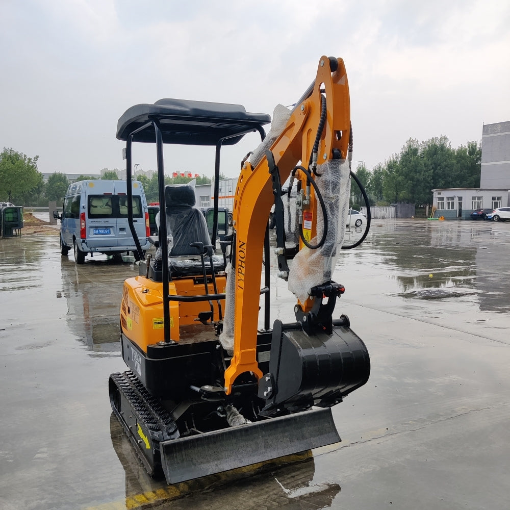 TYPHON TERROR XVIII Mini Excavator – 4000lbs Digger with 0.03 cbm Bucket - New Excavator For Sale
