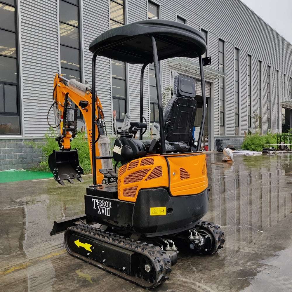 TYPHON TERROR XVIII Mini Excavator – 4000lbs Digger with 0.03 cbm Bucket - New Excavator For Sale