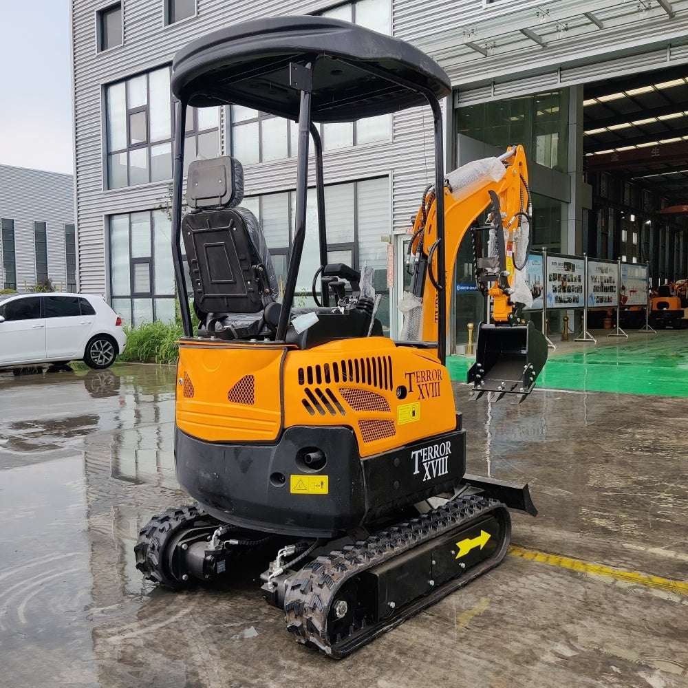 TYPHON TERROR XVIII Mini Excavator – 4000lbs Digger with 0.03 cbm Bucket - New Excavator For Sale