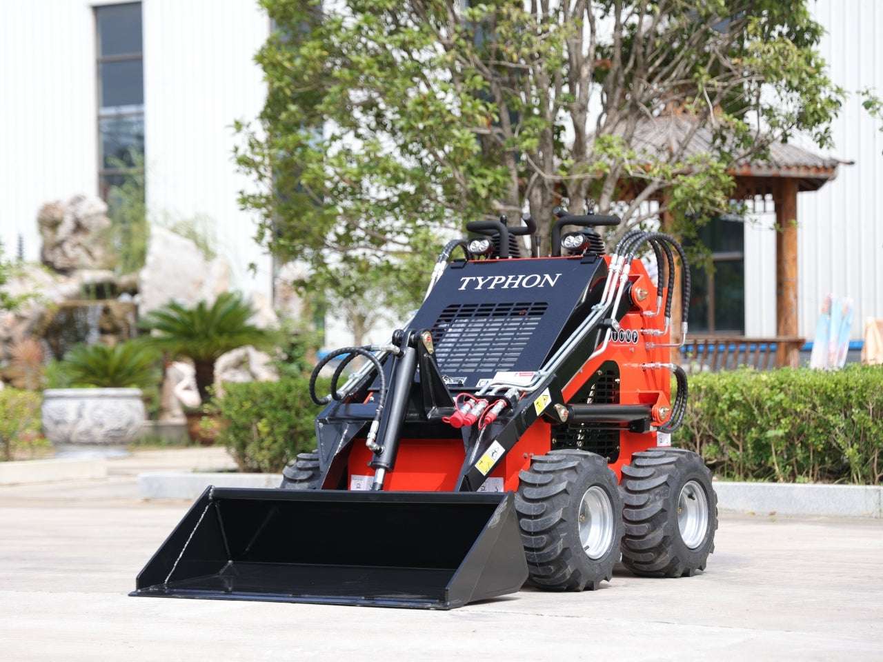 TYPHON STOMP 1,800lbs Mini Skid Steer 21 HP Wheel Honda GX630 - New Excavator For Sale