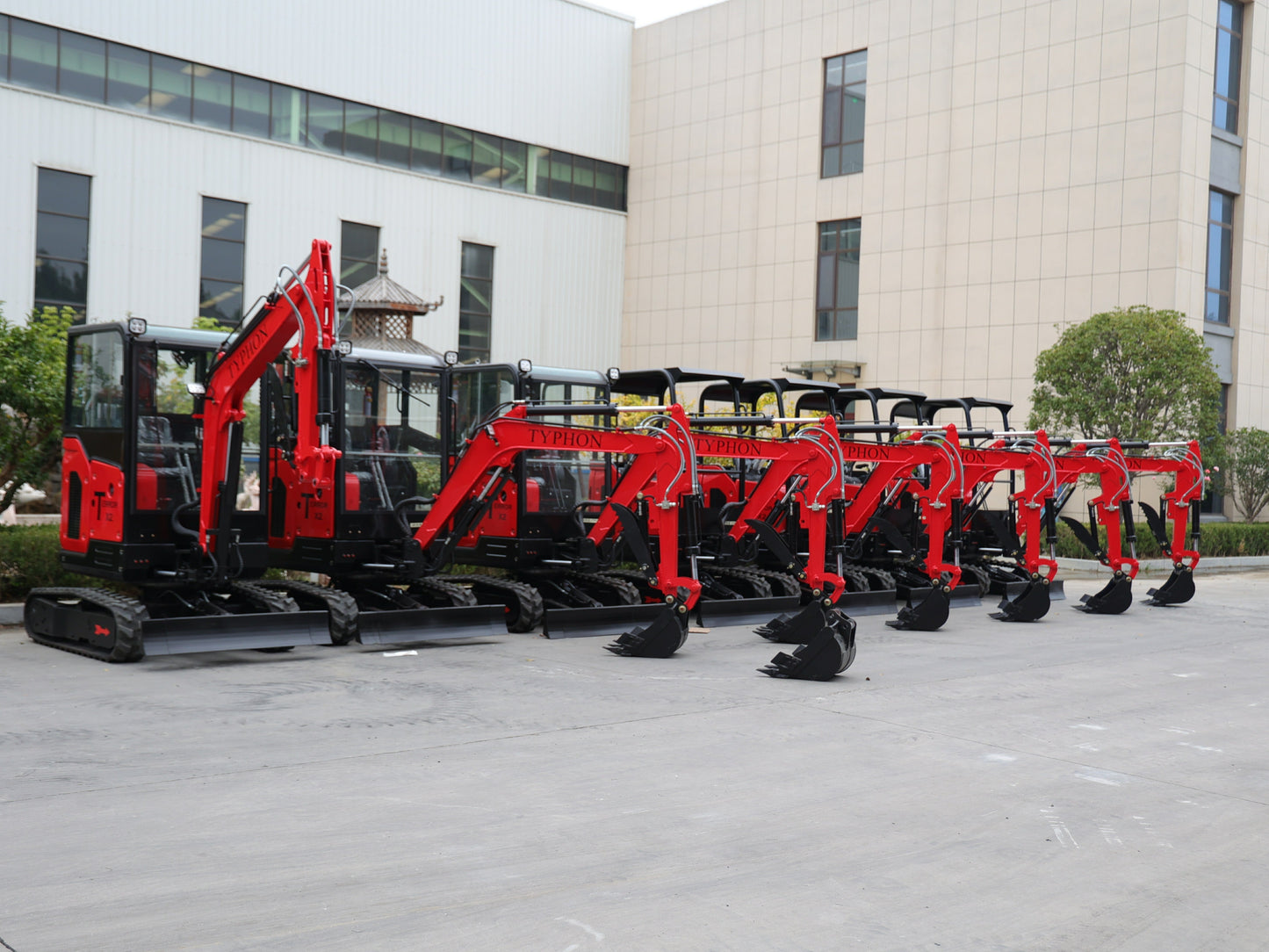 TYPHON TERROR X2 STORM Mini Excavator 2.5 Ton Diesel Perkins Engine - New Excavator For Sale