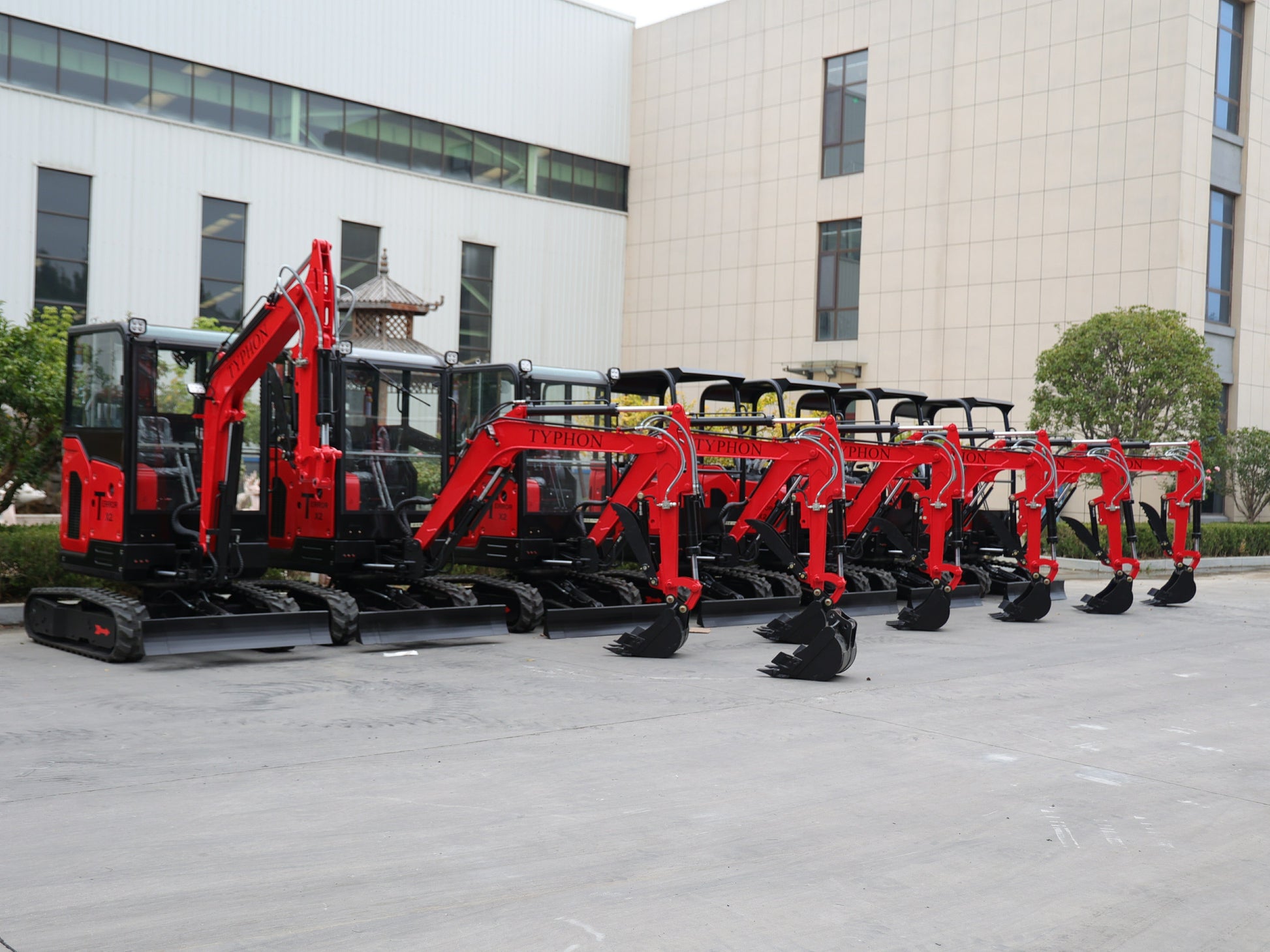 TYPHON TERROR X2 STORM Mini Excavator 2.5 Ton Diesel Perkins Engine - New Excavator For Sale