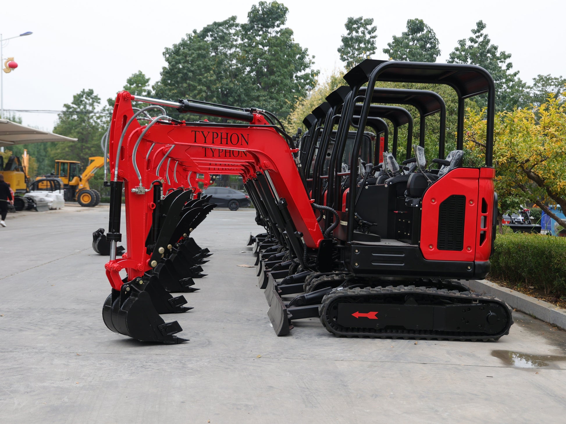 TYPHON TERROR X2 STORM Mini Excavator 2.5 Ton Diesel Perkins Engine - New Excavator For Sale