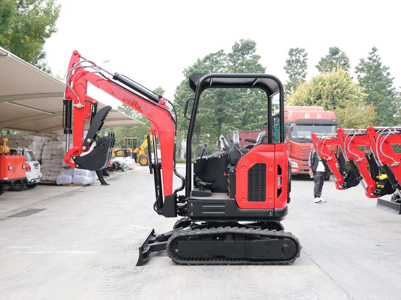 TYPHON TERROR X2 STORM Mini Excavator 2.5 Ton Diesel Perkins Engine - New Excavator For Sale