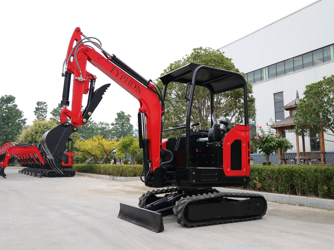 TYPHON TERROR X2 STORM Mini Excavator 2.5 Ton Diesel Perkins Engine - New Excavator For Sale