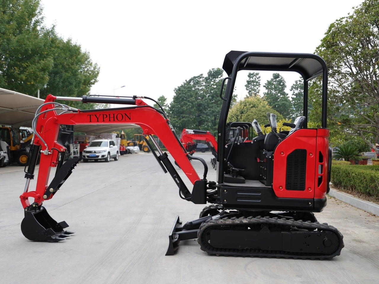 TYPHON TERROR X2 STORM Mini Excavator 2.5 Ton Diesel Perkins Engine - New Excavator For Sale