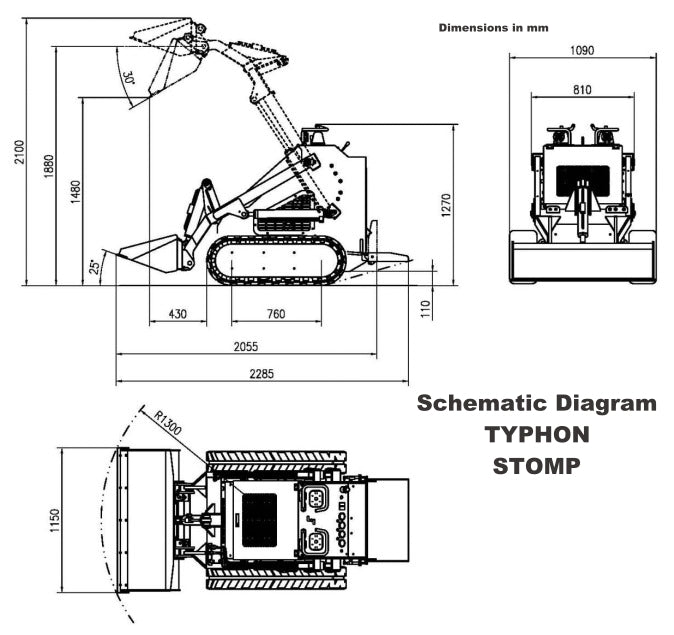 Mini Skid Loader | Skid Steer Bucket | New Excavator For Sale
