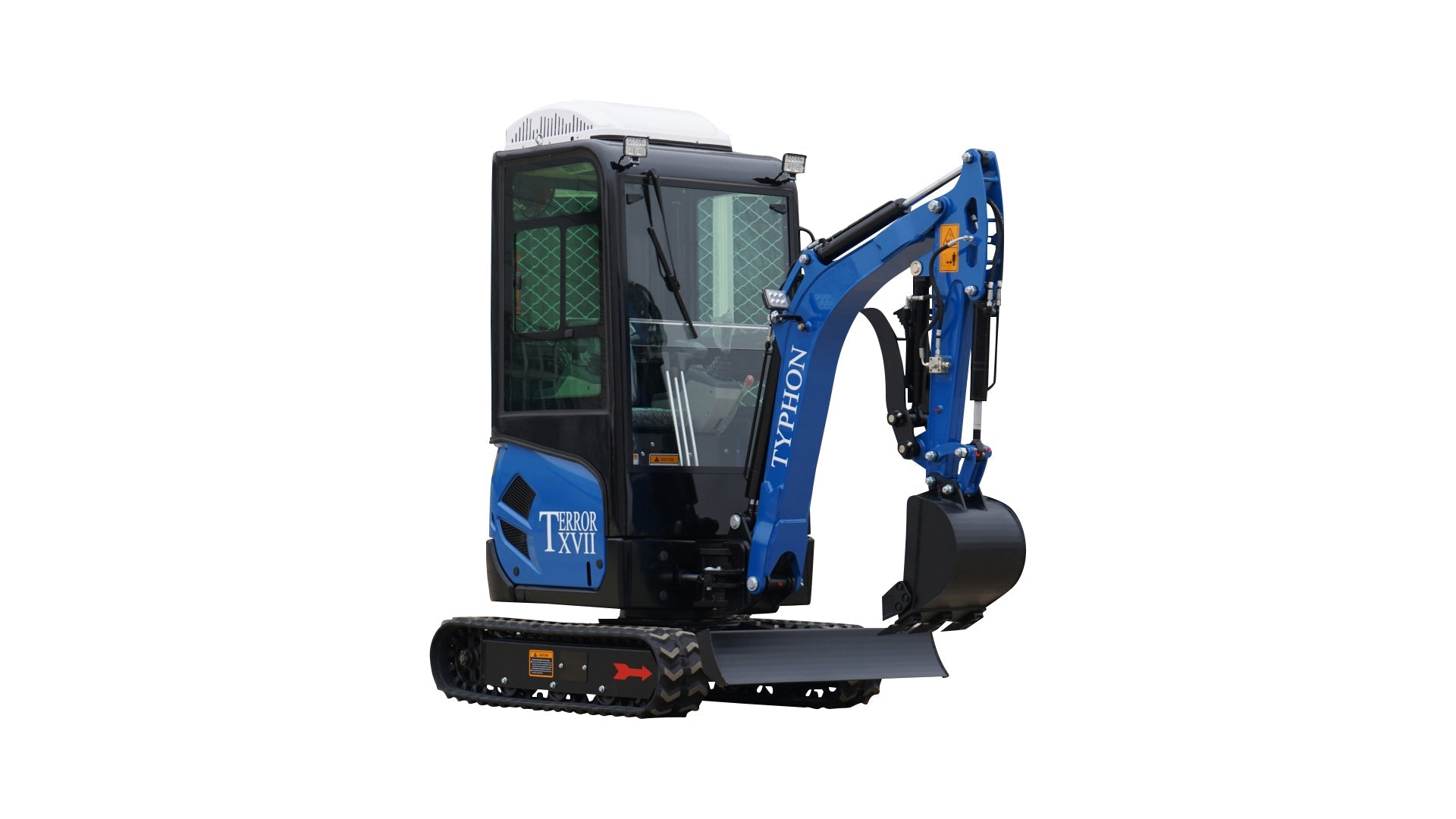 4000 lb TYPHON TERROR XVII Cabin Mini Excavator