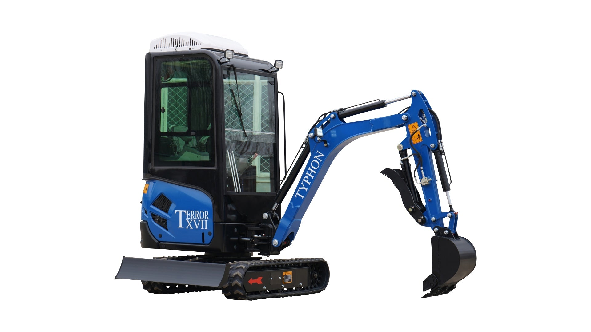 4000 lb TYPHON TERROR XVII Cabin Mini Excavator