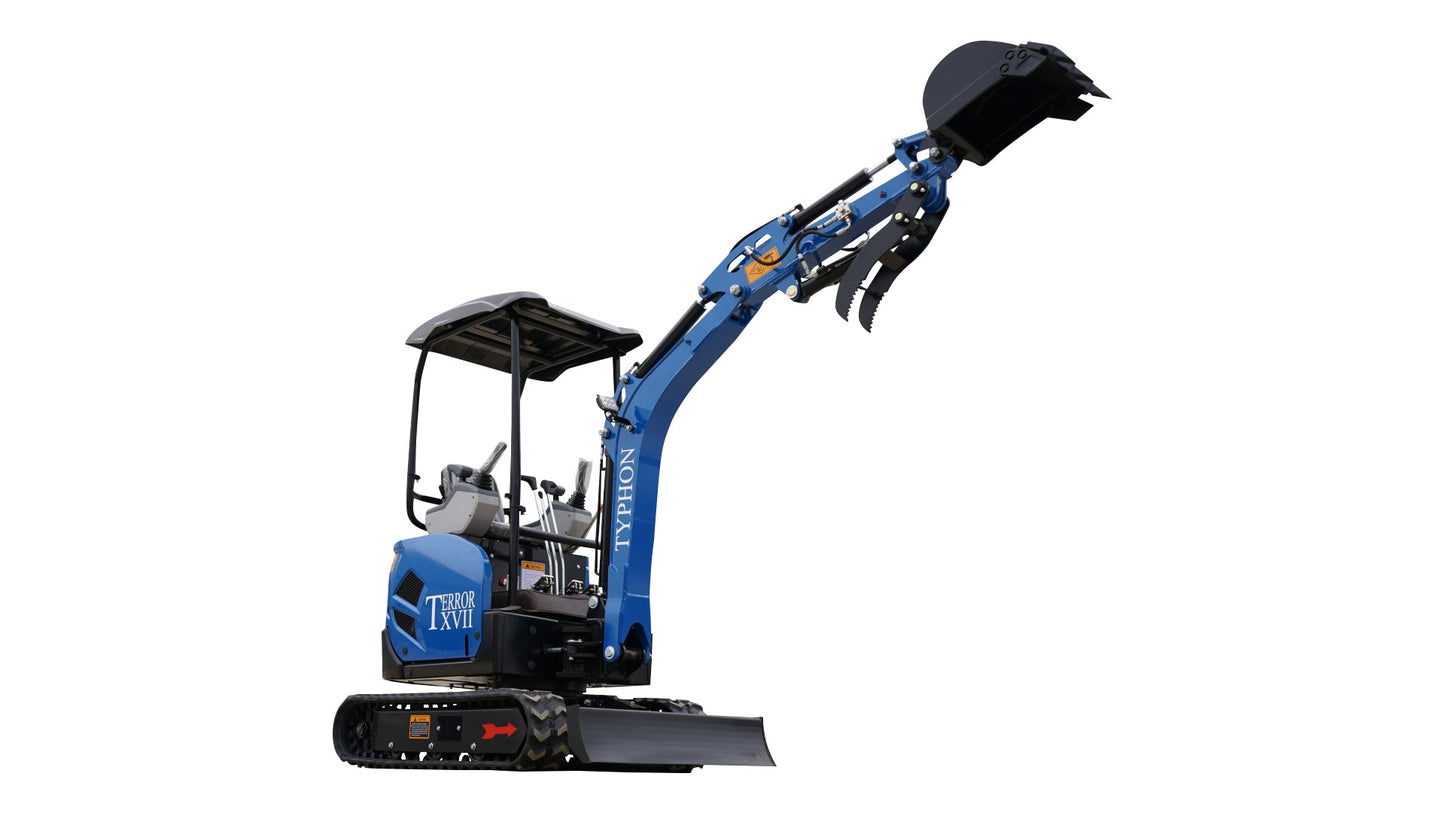 2025 3800 lb TYPHON TERROR XVII Mini Excavator