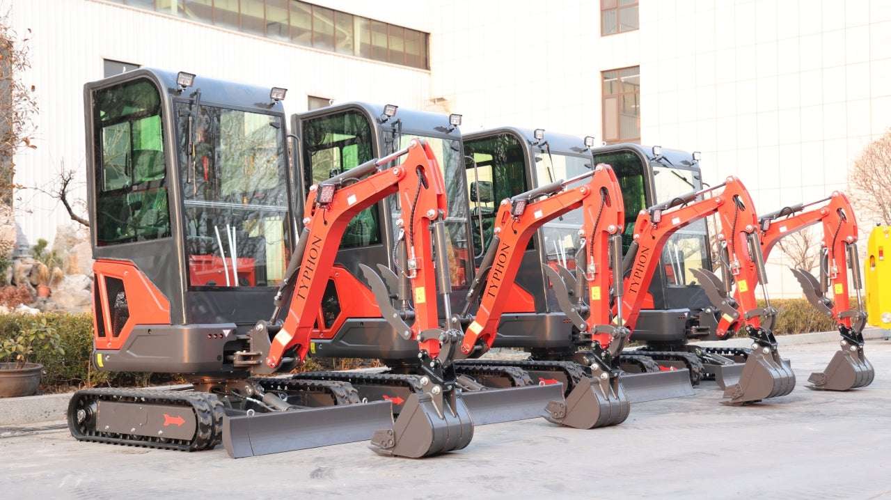 TYPHON 18 FLEX 1.8 Ton Mini Excavator USA - New Excavator For Sale