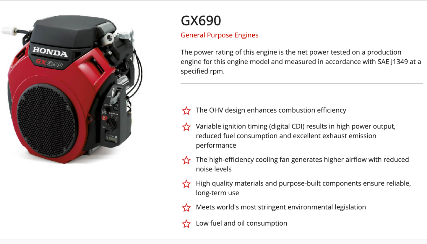 TYPHON STOMP Skid-Steer Loader Tracked 22.1 HP Honda EPA Gasoline Engine