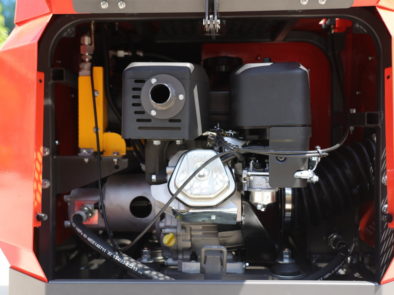 TYPHON TERROR ONE STORM Mini Excavator – 1 Ton Trench Digger with Canopy, Hydraulic Thumb Clip, Hydraulic Oil Cooler, 13.5hp B&S Engine USA - New Excavator For Sale