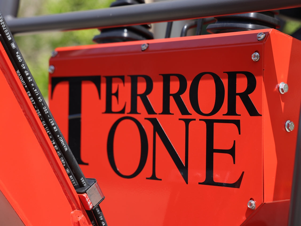 TYPHON TERROR ONE STORM Mini Excavator – 1 Ton Trench Digger with Canopy, Hydraulic Thumb Clip, Hydraulic Oil Cooler, 13.5hp B&S Engine USA - New Excavator For Sale