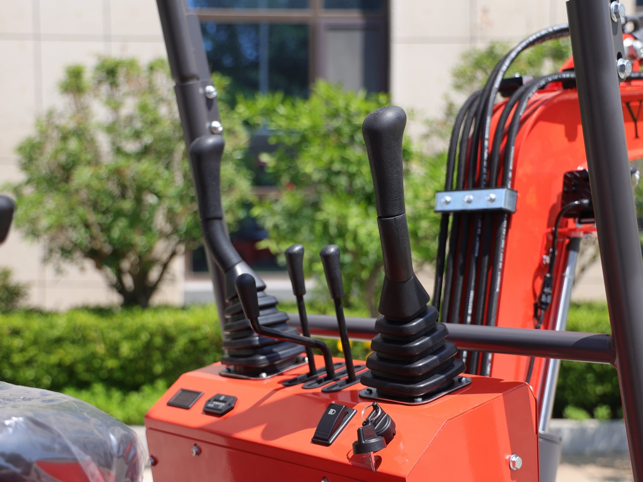 TYPHON TERROR ONE STORM Mini Excavator – 1 Ton Trench Digger with Canopy, Hydraulic Thumb Clip, Hydraulic Oil Cooler, 13.5hp B&S Engine USA - New Excavator For Sale