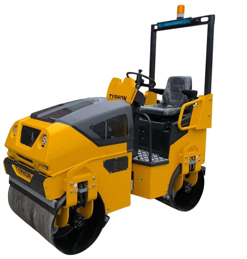 TYPHON FURY 1.5 Ton Vibratory Compactor Asphalt Roller USA - New Excavator For Sale