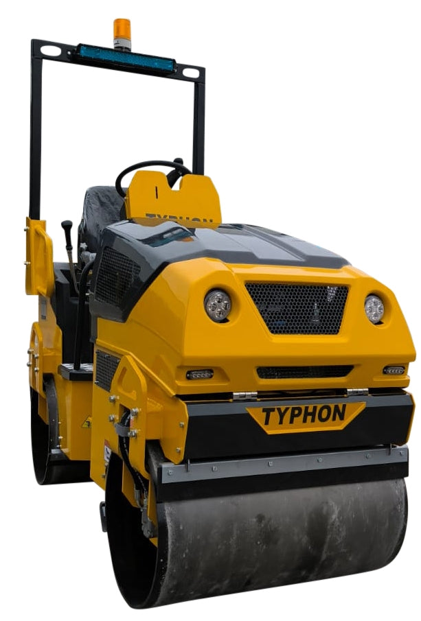 TYPHON FURY 1.5 Ton Vibratory Compactor Asphalt Roller USA - New Excavator For Sale
