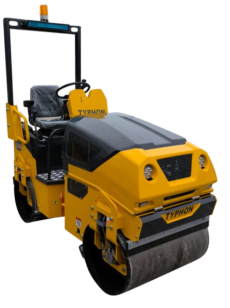 TYPHON FURY 1.5 Ton Vibratory Compactor Asphalt Roller USA - New Excavator For Sale
