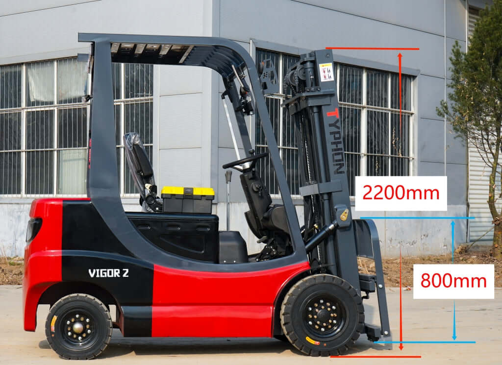 2025 TYPHON VIGOR 2 Electric Forklift 2 Ton Lifter