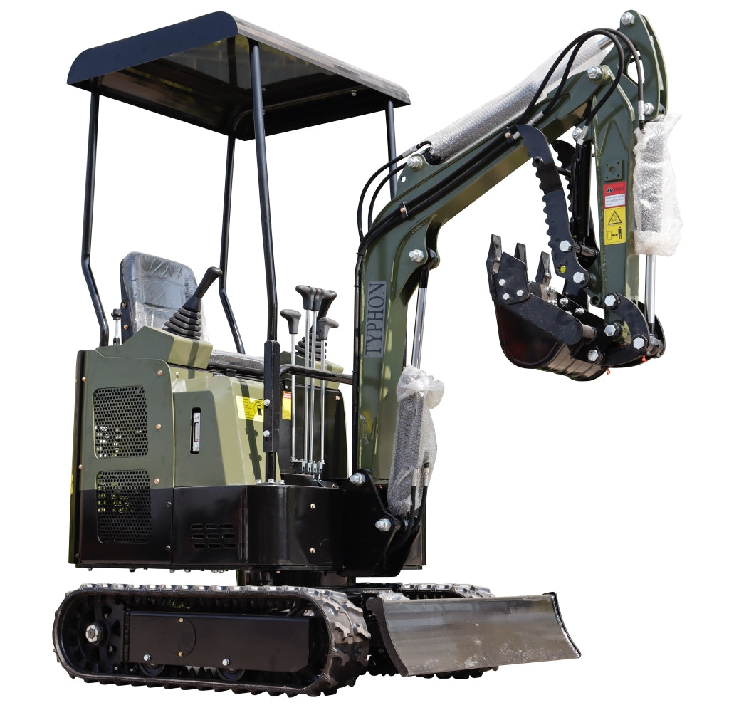 TYPHON TERROR XV STORM Mini Excavator – 1.05 Ton Trench Digger Engine USA