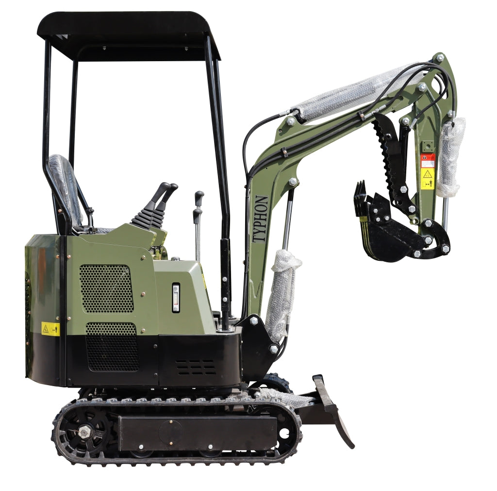 TYPHON TERROR XV STORM Mini Excavator – 1.05 Ton Trench Digger Engine USA
