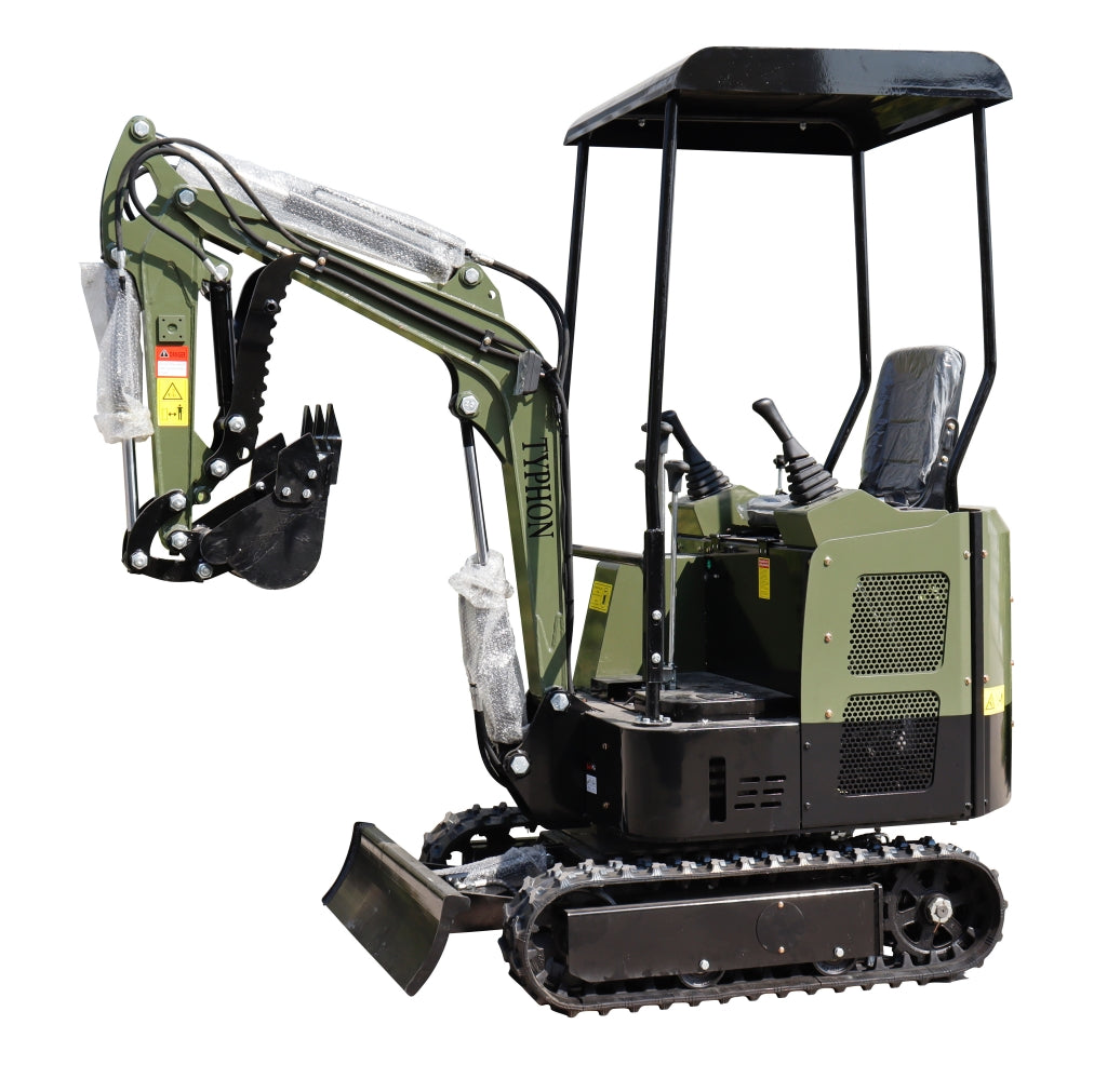 TYPHON TERROR XV STORM Mini Excavator – 1.05 Ton Trench Digger Engine USA