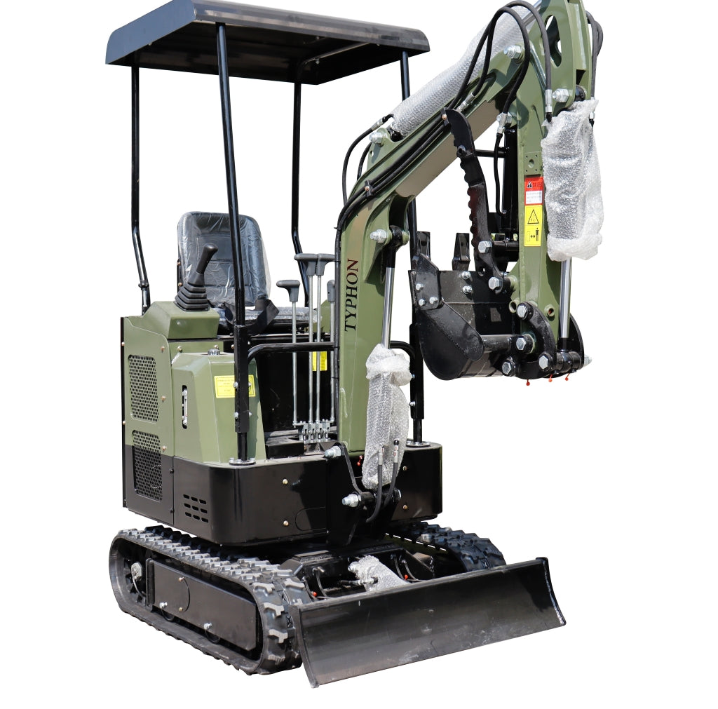 TYPHON TERROR XV STORM Mini Excavator – 1.05 Ton Trench Digger Engine USA