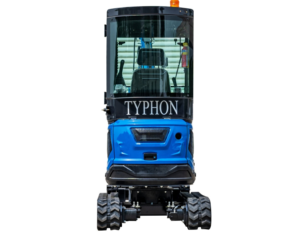 TYPHON 18 FLEX PRO 1.8 Ton Mini Excavator USA with 12 attachments