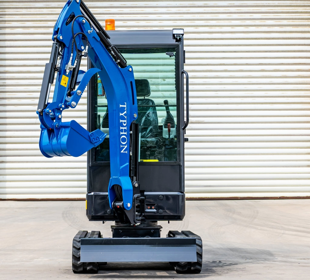 TYPHON 18 FLEX PRO 1.8 Ton Mini Excavator USA with 12 attachments