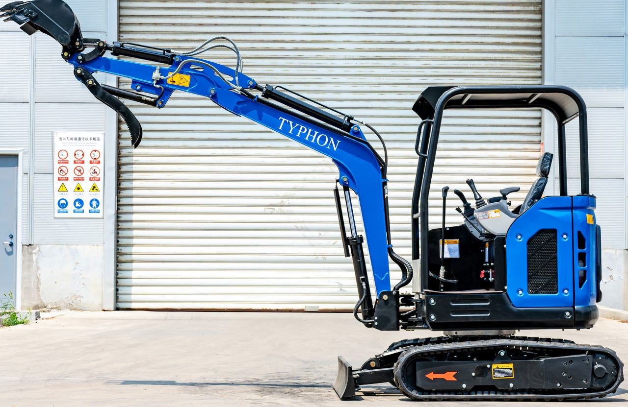 TYPHON TERROR X2 STORM Mini Excavator 2.5 Ton Diesel Kubota V1505 Engine USA