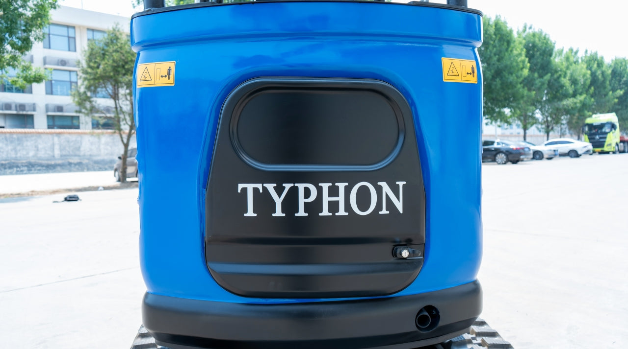 TYPHON TERROR X2 Mini Excavator 2.7 Ton EPA Diesel Kubota V1505 Engine USA