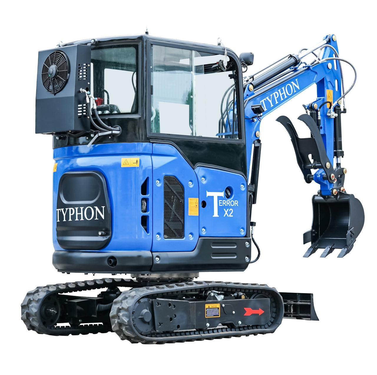 TYPHON TERROR X2 Mini Excavator 2.7 Ton EPA Diesel Kubota V1505 Engine USA