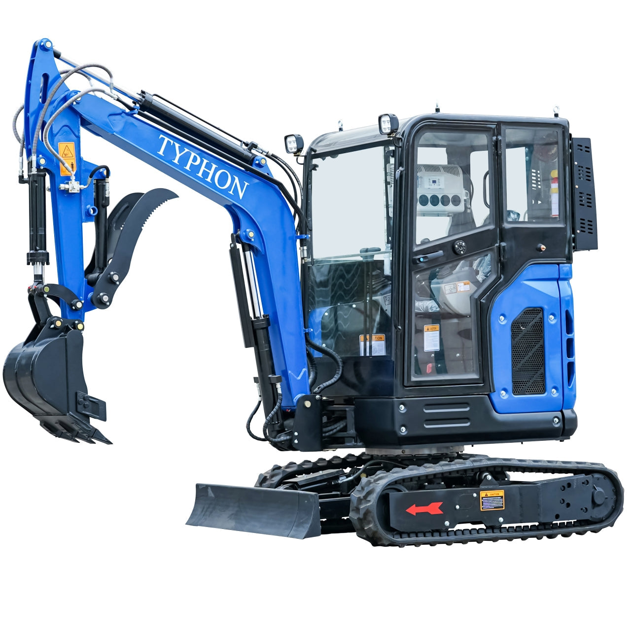 TYPHON TERROR X2 Mini Excavator 2.7 Ton EPA Diesel Kubota V1505 Engine USA