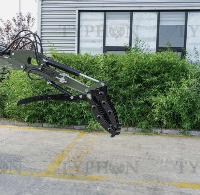 Compact Grapple Attachment For 2-3 ton