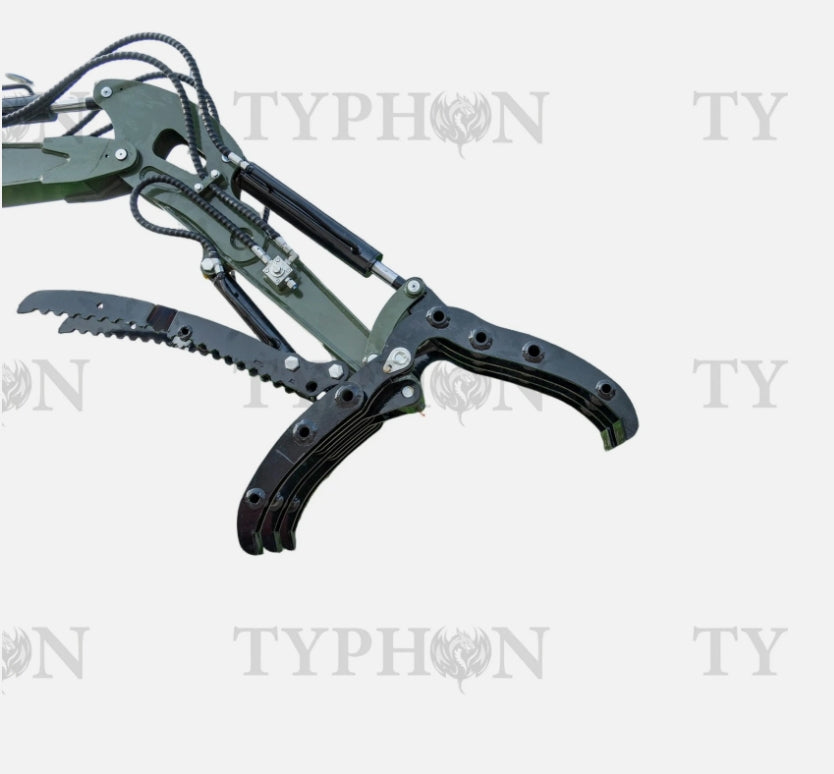 Compact Grapple Attachment For 2-3 ton