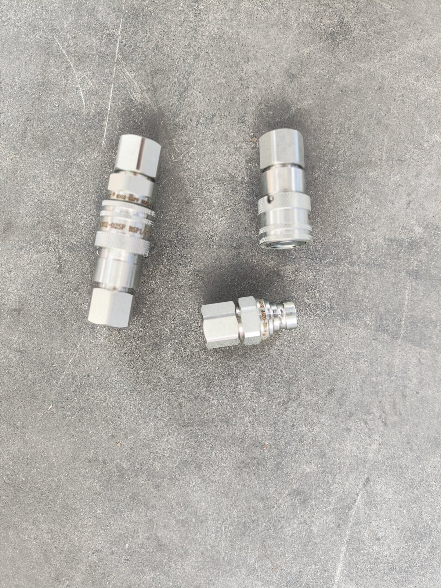 Hydraulic hose fitting adapter M14 for 1-Ton to 2-Ton Mini Excavators - 2pcs