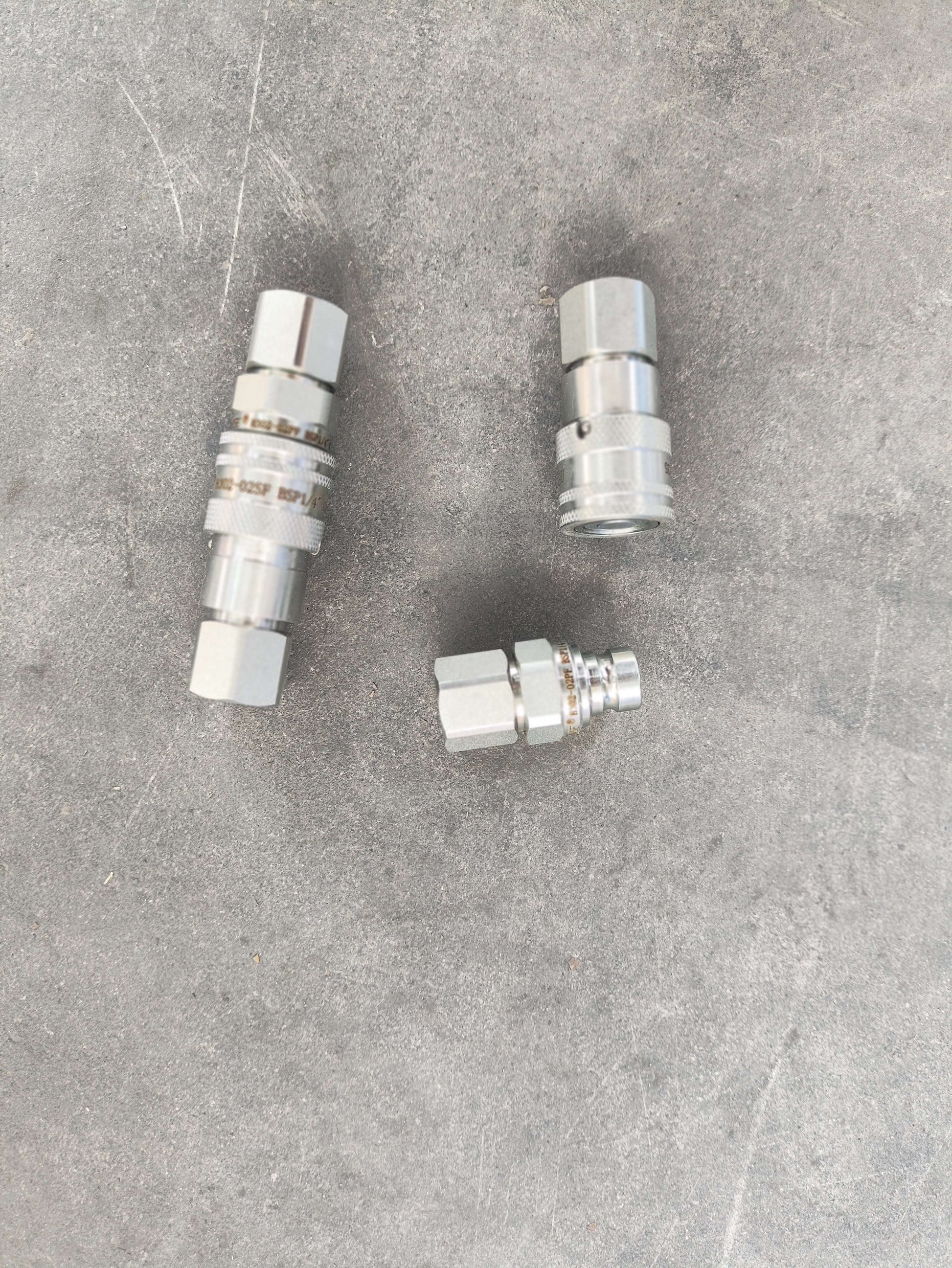 Hydraulic hose fitting adapter M14 for 1-Ton to 2-Ton Mini Excavators - 2pcs