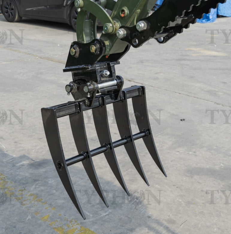 Micro Excavator Rake Compact Attachment