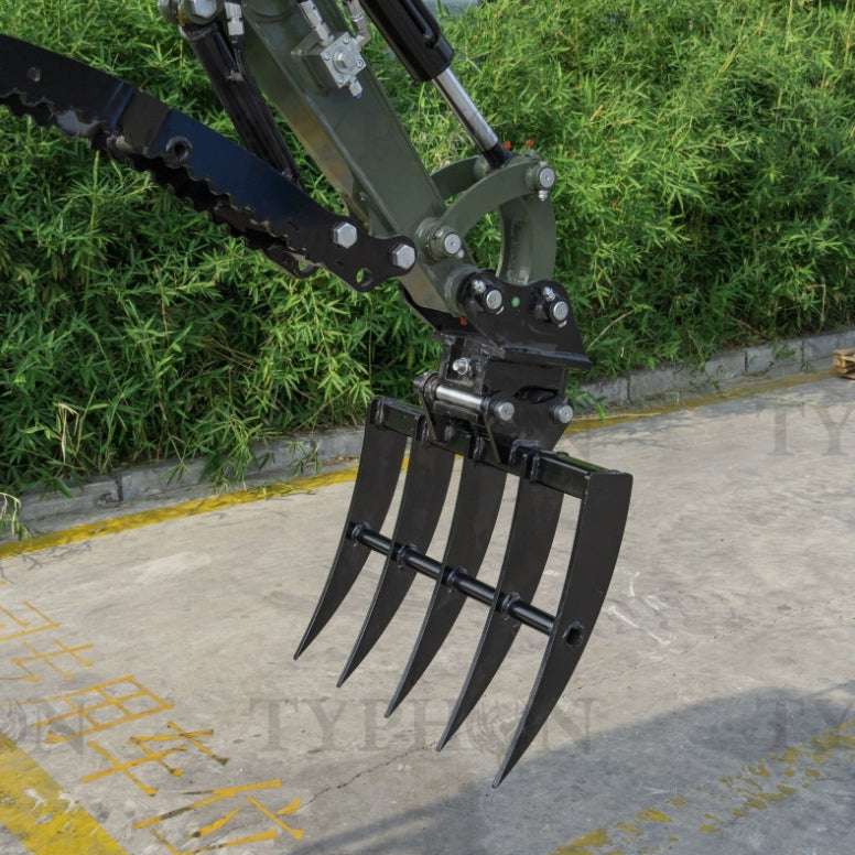 Micro Excavator Rake Compact Attachment