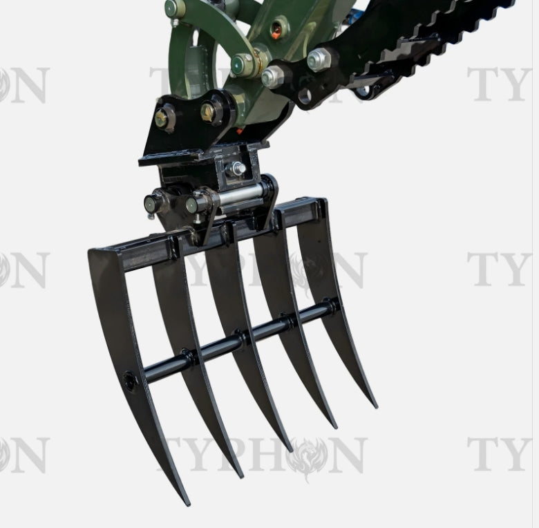 Micro Excavator Rake Compact Attachment