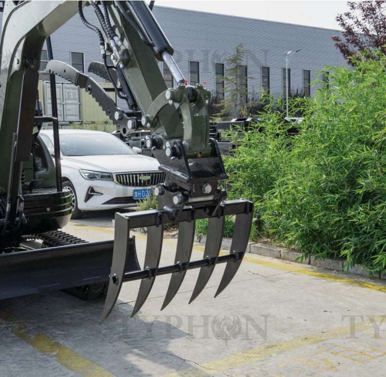 Micro Excavator Rake Compact Attachment