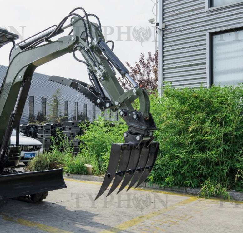 Micro Excavator Rake Compact Attachment