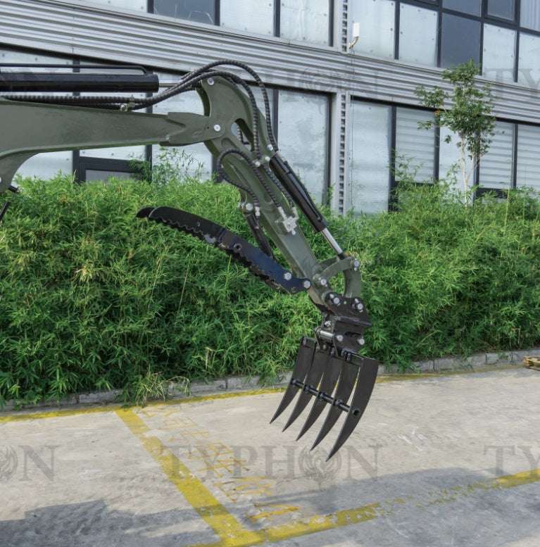 Micro Excavator Rake Compact Attachment
