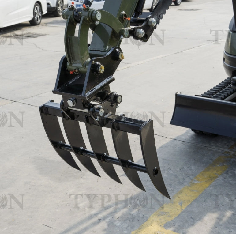 Micro Excavator Rake Compact Attachment